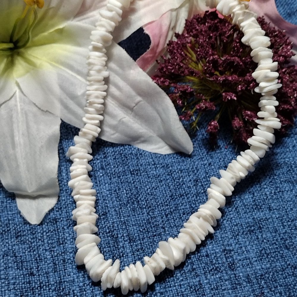 Puka shell necklace
